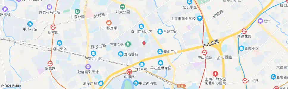 上海骊山路华阴路_公交站地图_上海公交_妙搜公交查询2025