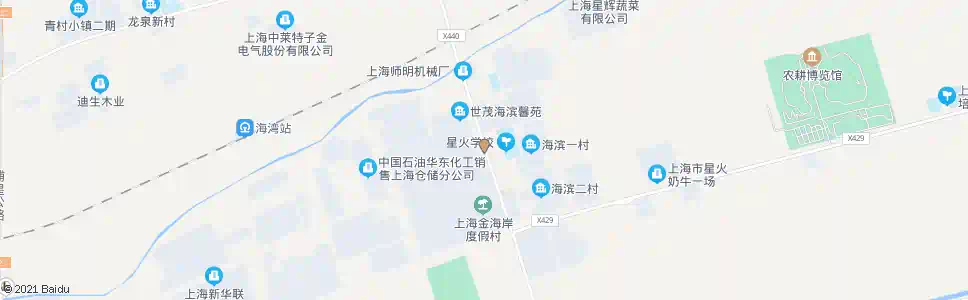 上海星火农场_公交站地图_上海公交_妙搜公交查询2025
