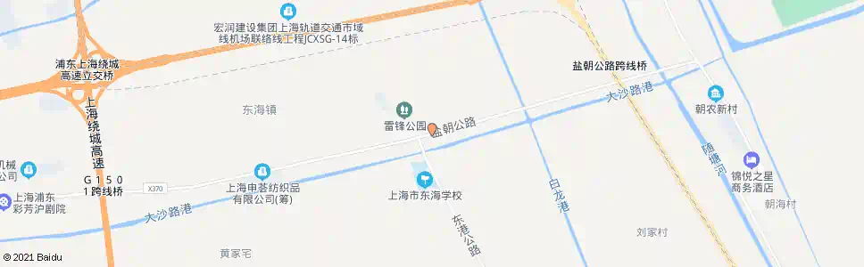 上海盐朝公路同兴路_公交站地图_上海公交_妙搜公交查询2025