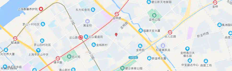 上海金杨路枣庄路_公交站地图_上海公交_妙搜公交查询2025