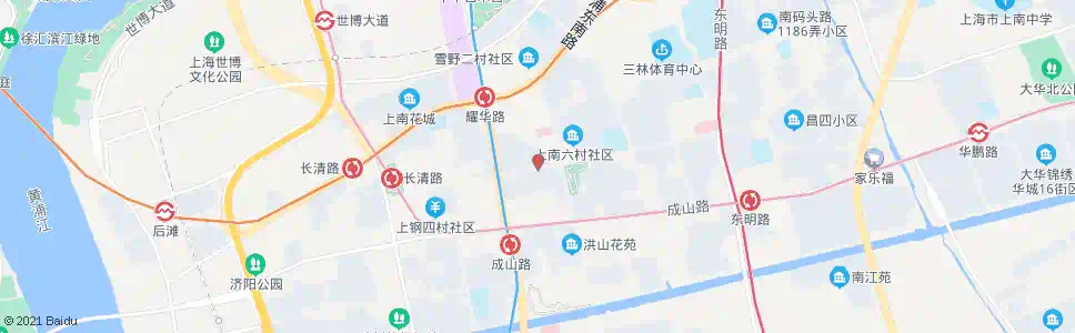 上海昌里路洪山路_公交站地图_上海公交_妙搜公交查询2025