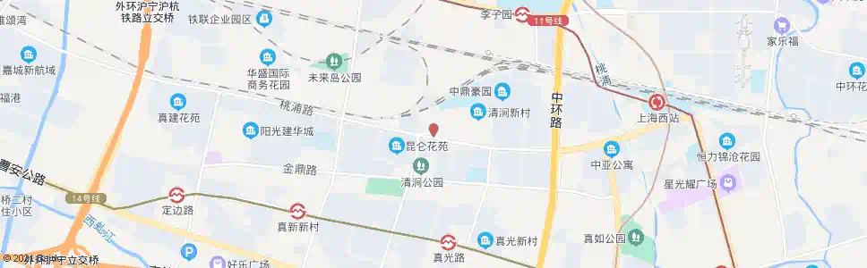 上海清涧新村_公交站地图_上海公交_妙搜公交查询2025