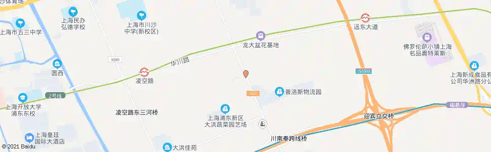 上海川南奉公路新东路_公交站地图_上海公交_妙搜公交查询2025