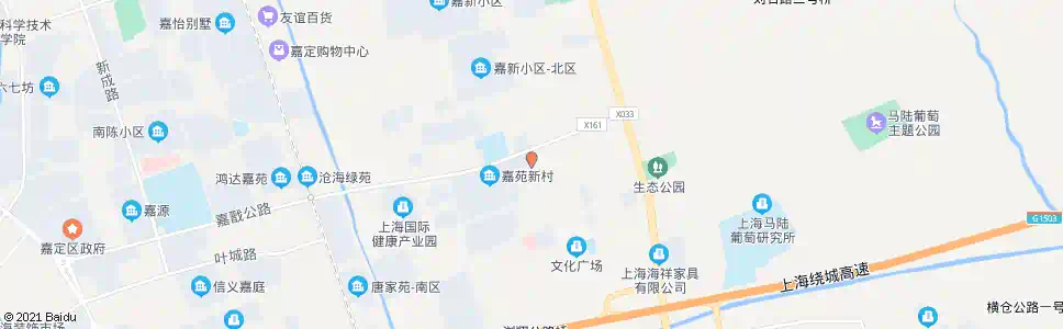 上海嘉戬支路嘉戬公路_公交站地图_上海公交_妙搜公交查询2025
