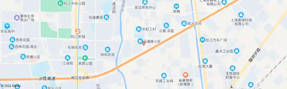上海天虹一村_公交站地图_上海公交_妙搜公交查询2025