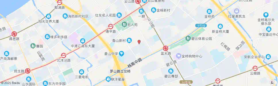 上海灵山路居家桥路_公交站地图_上海公交_妙搜公交查询2025
