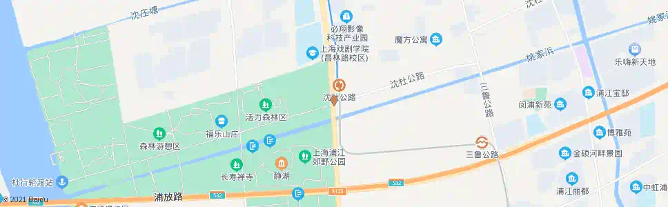 上海沈杜公路浦星公路_公交站地图_上海公交_妙搜公交查询2025