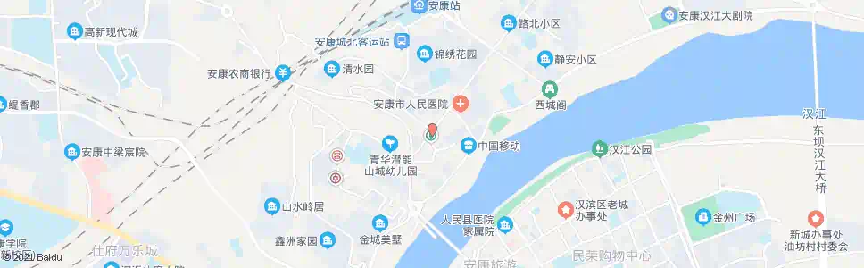 安康堰台市场_公交站地图_安康公交_妙搜公交查询2025