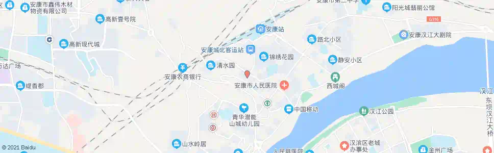 安康铁五处_公交站地图_安康公交_妙搜公交查询2025