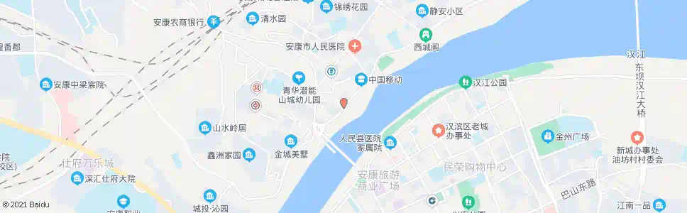 安康滨江大道_公交站地图_安康公交_妙搜公交查询2025