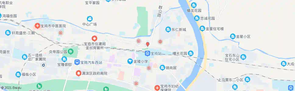 宝鸡华通商厦_公交站地图_宝鸡公交_妙搜公交查询2025