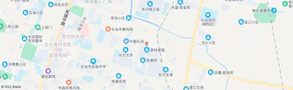 长治御林家园_公交站地图_长治公交_妙搜公交查询2025