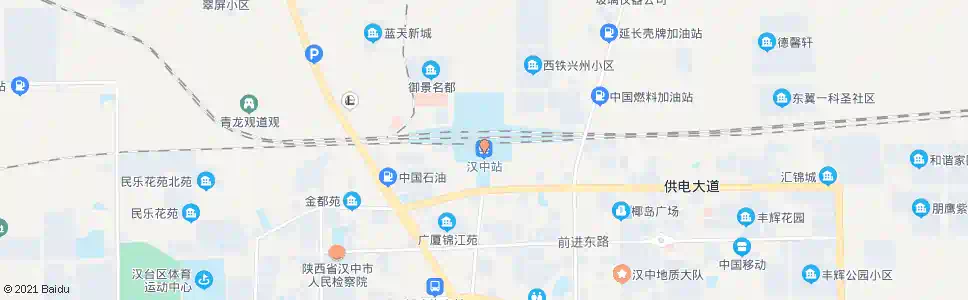 汉中汉中军分区_公交站地图_汉中公交_妙搜公交查询2025