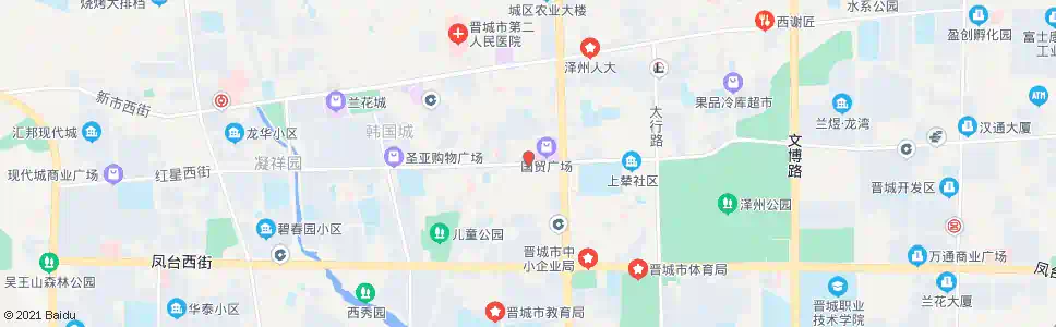 晋城国贸中心_公交站地图_晋城公交_妙搜公交查询2025