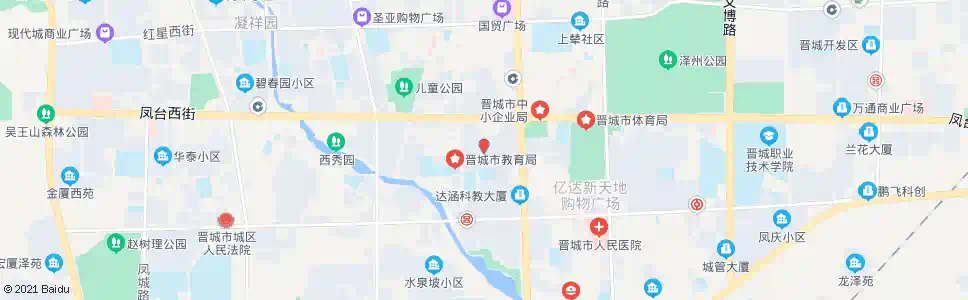 晋城凤翔小区_公交站地图_晋城公交_妙搜公交查询2025