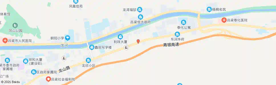 吕梁滨河街道办_公交站地图_吕梁公交_妙搜公交查询2025