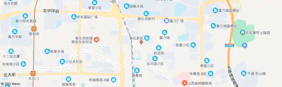 太原胜利东街敦化北路口_公交站地图_太原公交_妙搜公交查询2025