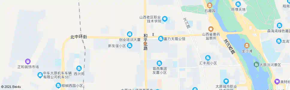 太原和平北路北中环街口_公交站地图_太原公交_妙搜公交查询2025