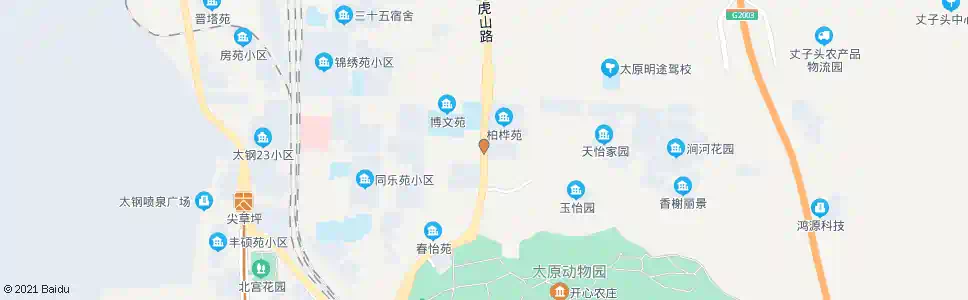 太原白桦苑_公交站地图_太原公交_妙搜公交查询2025