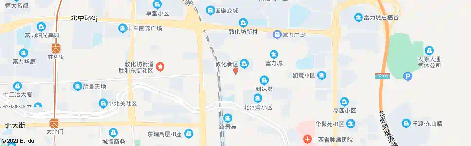 太原胜利街敦化北路口_公交站地图_太原公交_妙搜公交查询2025