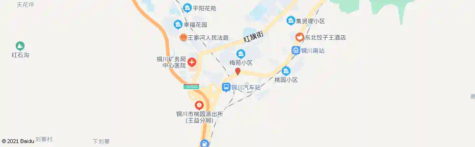 铜川宜园桥_公交站地图_铜川公交_妙搜公交查询2025