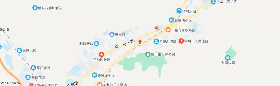 铜川公园路_公交站地图_铜川公交_妙搜公交查询2025
