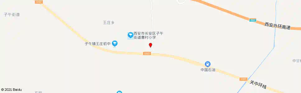 西安长安大道环山路口_公交站地图_西安公交_妙搜公交查询2025