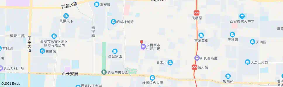 西安塔坡村_公交站地图_西安公交_妙搜公交查询2025