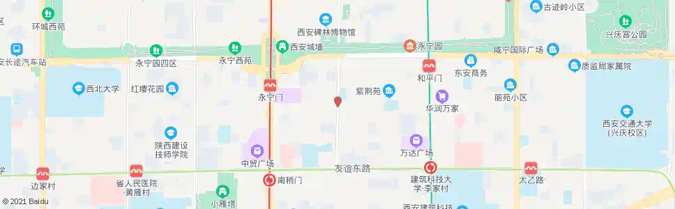 西安刁家村_公交站地图_西安公交_妙搜公交查询2025