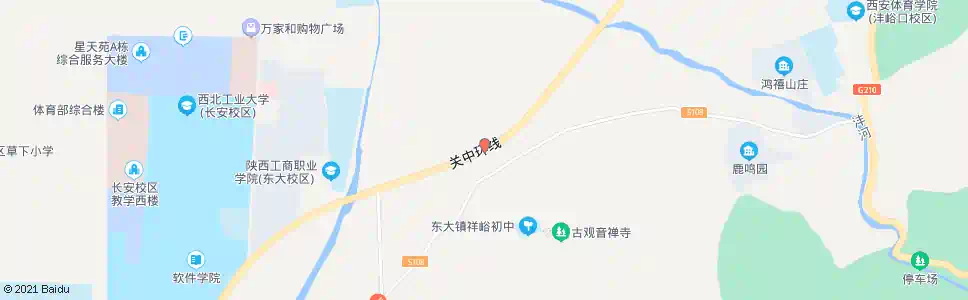 西安南石村_公交站地图_西安公交_妙搜公交查询2025