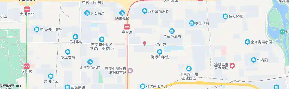 西安刘南村_公交站地图_西安公交_妙搜公交查询2025