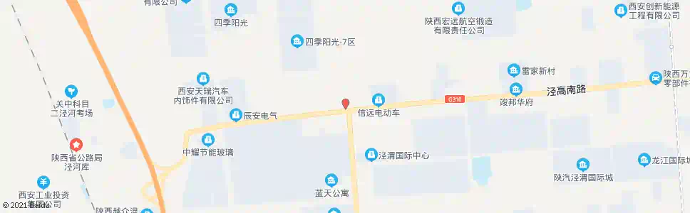 西安万家福_公交站地图_西安公交_妙搜公交查询2025