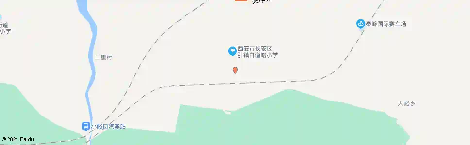 西安白道峪_公交站地图_西安公交_妙搜公交查询2025