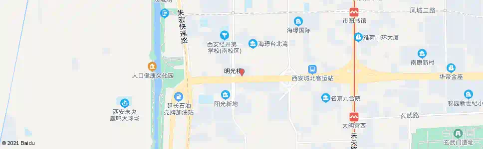 西安中联家居_公交站地图_西安公交_妙搜公交查询2025