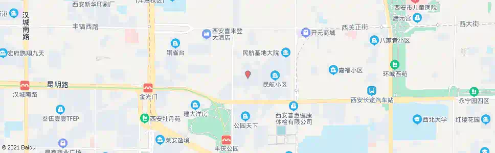 西安锦园小区南_公交站地图_西安公交_妙搜公交查询2025