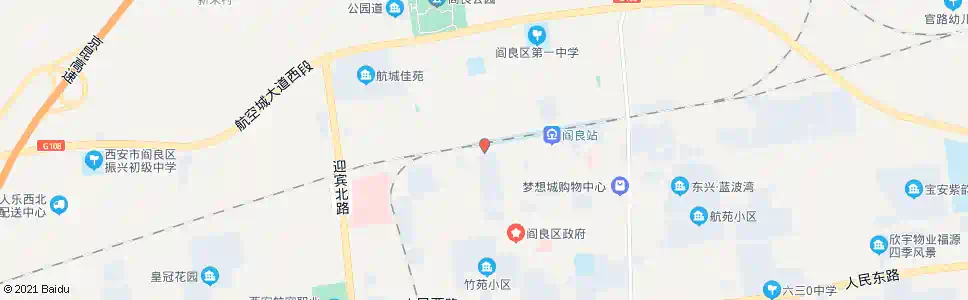 西安延风小区_公交站地图_西安公交_妙搜公交查询2025