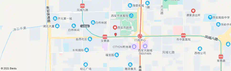 西安坡底十字_公交站地图_西安公交_妙搜公交查询2025
