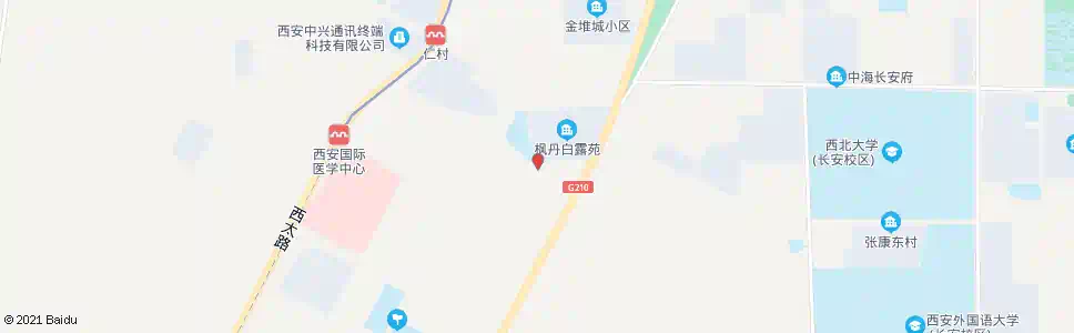 西安甫张村_公交站地图_西安公交_妙搜公交查询2025