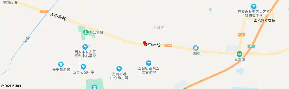 西安西甘村_公交站地图_西安公交_妙搜公交查询2025