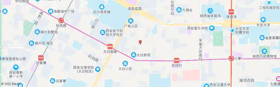 西安永松路_公交站地图_西安公交_妙搜公交查询2025