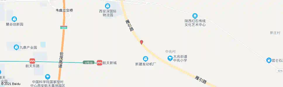 西安曹村_公交站地图_西安公交_妙搜公交查询2025