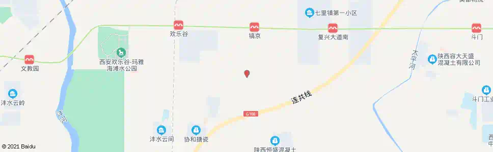 西安官庄村_公交站地图_西安公交_妙搜公交查询2025