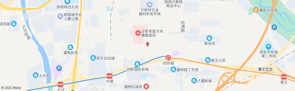 西安唐都医院_公交站地图_西安公交_妙搜公交查询2025