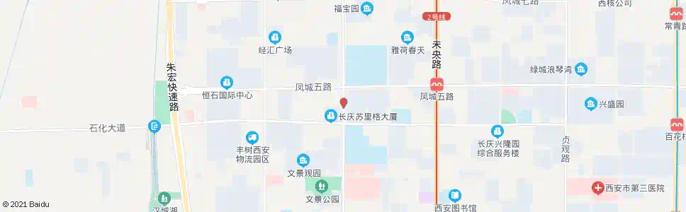 西安翁家庄_公交站地图_西安公交_妙搜公交查询2025