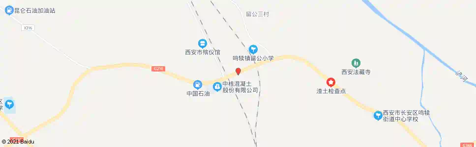 西安留公村上庄_公交站地图_西安公交_妙搜公交查询2025