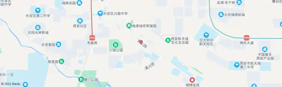 西安双竹村_公交站地图_西安公交_妙搜公交查询2025