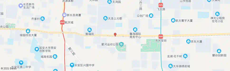 西安神舟二路北口_公交站地图_西安公交_妙搜公交查询2025
