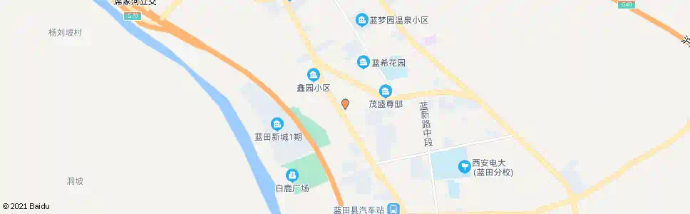 西安青羊庄_公交站地图_西安公交_妙搜公交查询2025