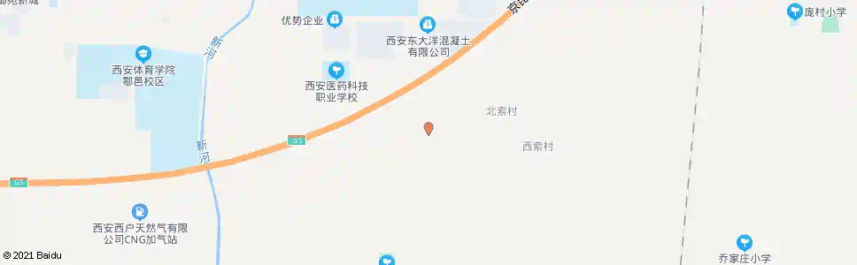 西安黄家寨_公交站地图_西安公交_妙搜公交查询2025