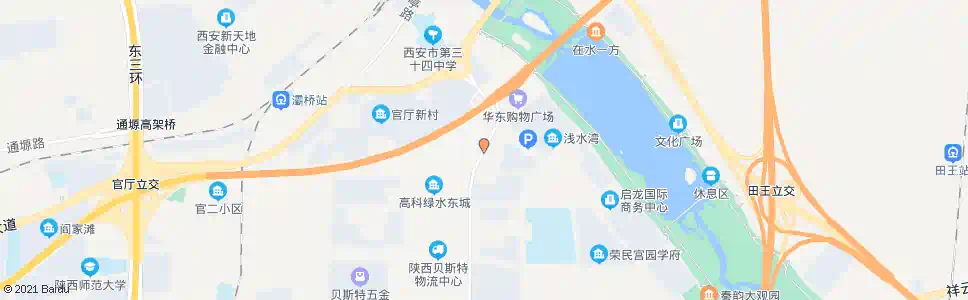 西安申家村_公交站地图_西安公交_妙搜公交查询2025